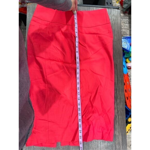 J. Crew Wool Stretch Lined Back Zip Straight Pencil Skirt Fuchsia Pink Size 4 - Picture 10 of 12